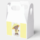 Beer in de regen teddybeer bedankdoosjes (Geopend)