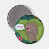 Beer in de Struik Magneet (Voorkant / Achterkant)