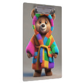 Beer in een kleurrijk gewaad klembord (Rechts)