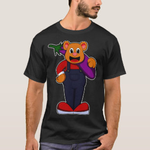 Beer in Farmer met Eggplant T-shirt