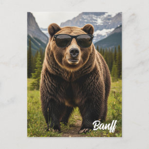 Beer in het Banff National Park Briefkaart