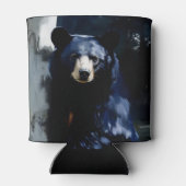 Beer in het Bossen Portret Blikjeskoeler (Achterkant)