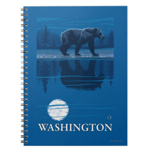 Beer in het maanlicht - Washington Notitieboek