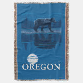 Beer in het Moonlight-Poster voor reisreizen Deken (Voorkant Verticaal)