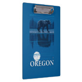 Beer in het Moonlight-Poster voor reisreizen Klembord (Rechts)