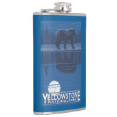 Beer in het Nationaal Park Moonlight - Yellowstone Heupfles (Rechts)