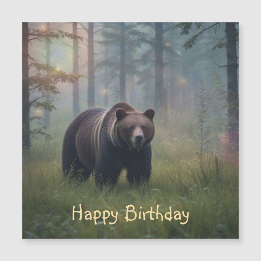 Beer in Magisch Bos (Voorkant)