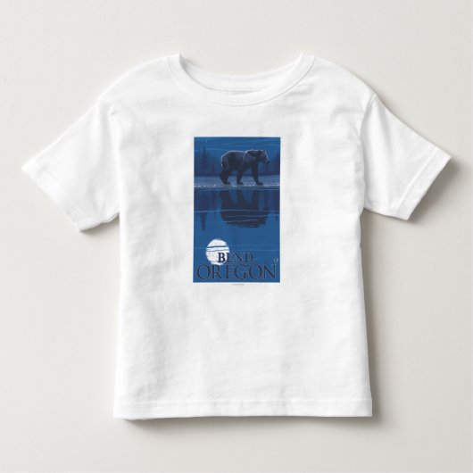 Beer in Moonlight - Bend, Oregon Kinder Shirts (Voorkant)