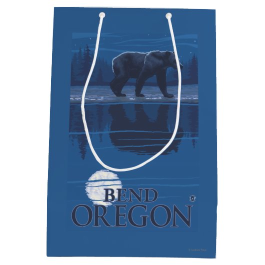 Beer in Moonlight - Bend, Oregon Medium Cadeauzakje (Achterkant)