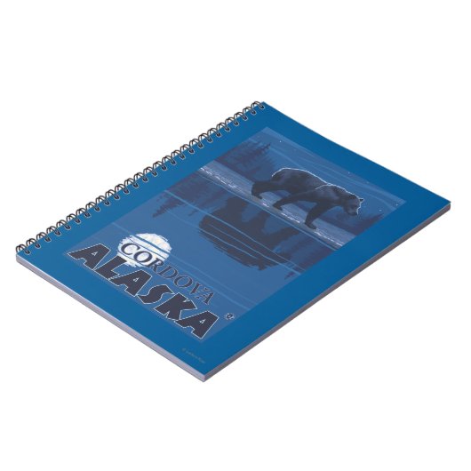 Beer in Moonlight - Cordova, Alaska Notitieboek (Linkerzijde)