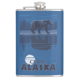 Beer in Moonlight - Curry, Alaska Heupfles