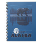 Beer in Moonlight - Curry, Alaska Notitieboek (Voorkant)