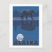 Beer in Moonlight - Dawson, Alaska Briefkaart (Voorkant)