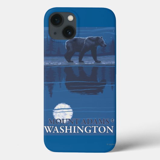 Beer in Moonlight - Mount Adams, Washington Case-Mate iPhone Case (Achterkant)