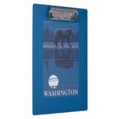 Beer in Moonlight - Mount Adams, Washington Klembord (Rechts)