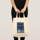Beer in Moonlight - Sun River, Oregon Tote Bag (Voorkant (product))