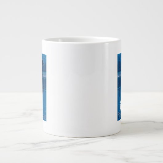 Beer in Moonlight - West Yellowstone, Montana Jumbo Beker (Voorkant)