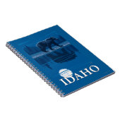 Beer in MoonlightIdahoVintage Travel Poster Notitieboek (Rechterzijde)