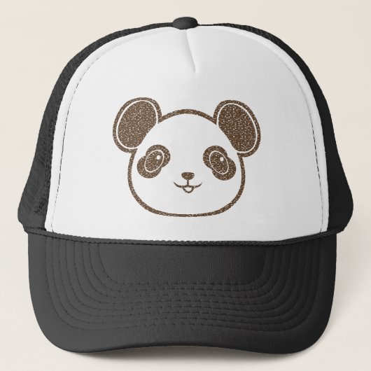 Beer in Panda Trucker Pet (Voorkant)