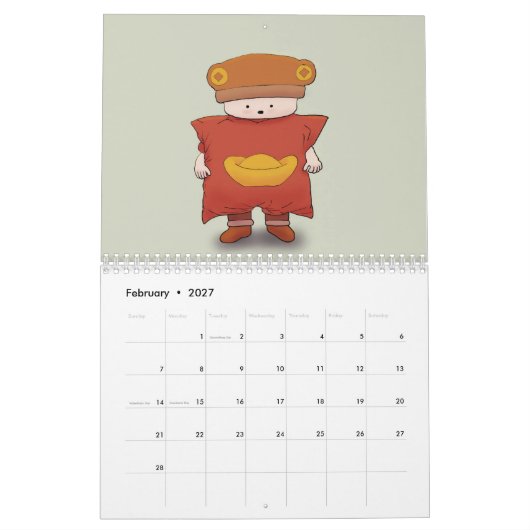 Beer-in-pet kalender 2017 (Feb 2027)