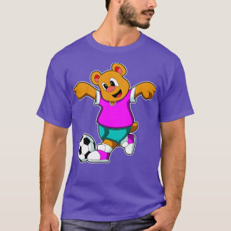 Beer in Sport met Voetbal T-shirt