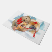BEER-ING GIFTS Teddybeer en Chow doormat 2 maten Deurmat (Schuin)