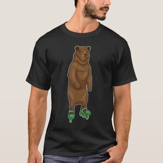 Beer Inline skating Roller schaatsen T-shirt (Voorkant)