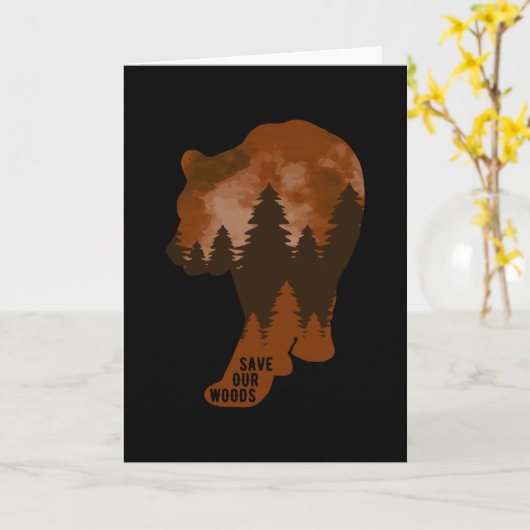 Beer inzake milieubescherming door klimaatverander kaart (Gele Bloem)