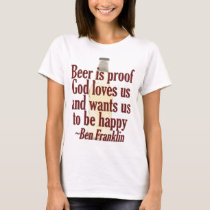 Beer is bewijs t-shirt