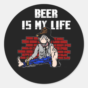 Beer is mijn leven Stickers