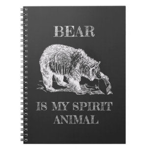 Beer is My Spirit Animal grappig quote krijtontwer Notitieboek