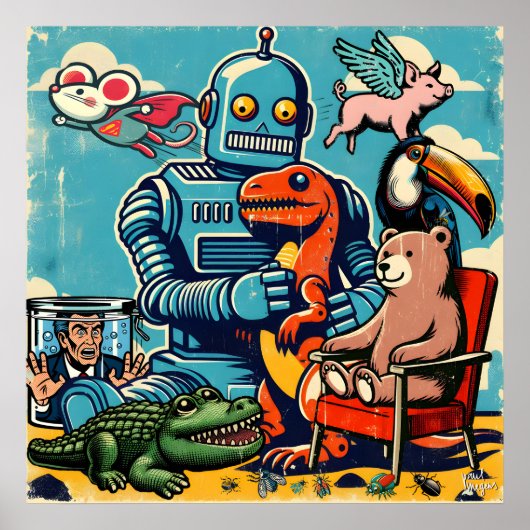 'Beer jarig' Poster (Voorkant)