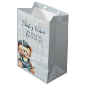 Beer Jean Baby shower Gift Bag Medium Cadeauzakje (Voorkant Gekanteld)