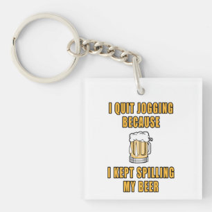 Beer Jogging Sleutelhanger