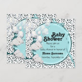 beer jongen baby shower teddy kaart (Voorkant / Achterkant)
