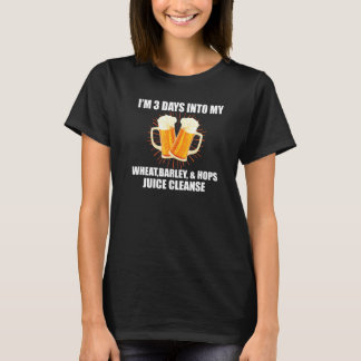 Beer Juice CleIdeeën voor pap Husband of Grandfa T-shirt