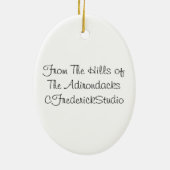 Beer Keramisch Ornament (Achterkant)