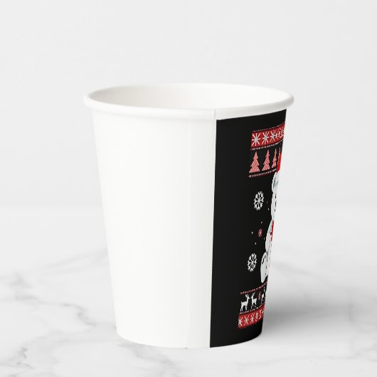 Beer Kerst (5) Papieren Bekers (Rechts)