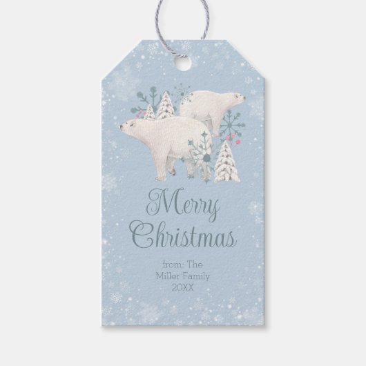 Beer kerst cadeaulabel (Voorkant)