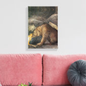 Beer Kiss Canvas Afdruk (Insitu (Woonkamer))