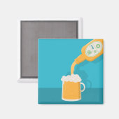 Beer - Kitchen Magnet Magneet (Voorkant / Achterkant)