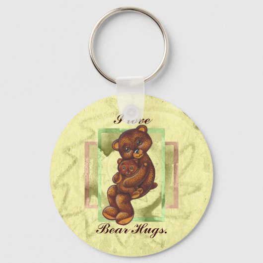 Beer Knuffel Sleutelhanger (Voorkant)