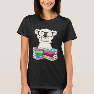 Beer Koala Lezen Librarian Koala Beer T-shirt