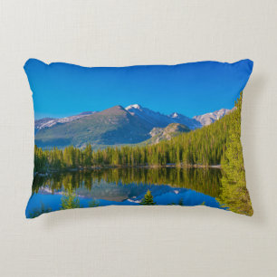 Beer Lake bij het Nationaal Park Rocky Mountain Accent Kussen