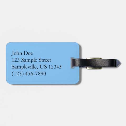 Beer Lake bij het Nationaal Park Rocky Mountain Bagagelabel (Achterkant horizontaal)