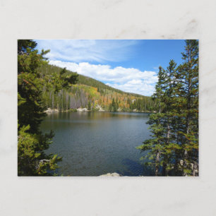 Beer Lake bij het Nationaal Park Rocky Mountain Briefkaart