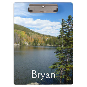Beer Lake bij het Nationaal Park Rocky Mountain Klembord