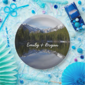 Beer Lake Reflection II Papieren Bordje (Feest)