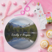 Beer Lake Reflection II Papieren Bordje (Feest)