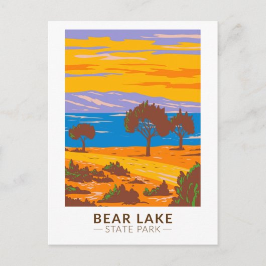 Beer Lake State Park Utah Briefkaart (Voorkant)